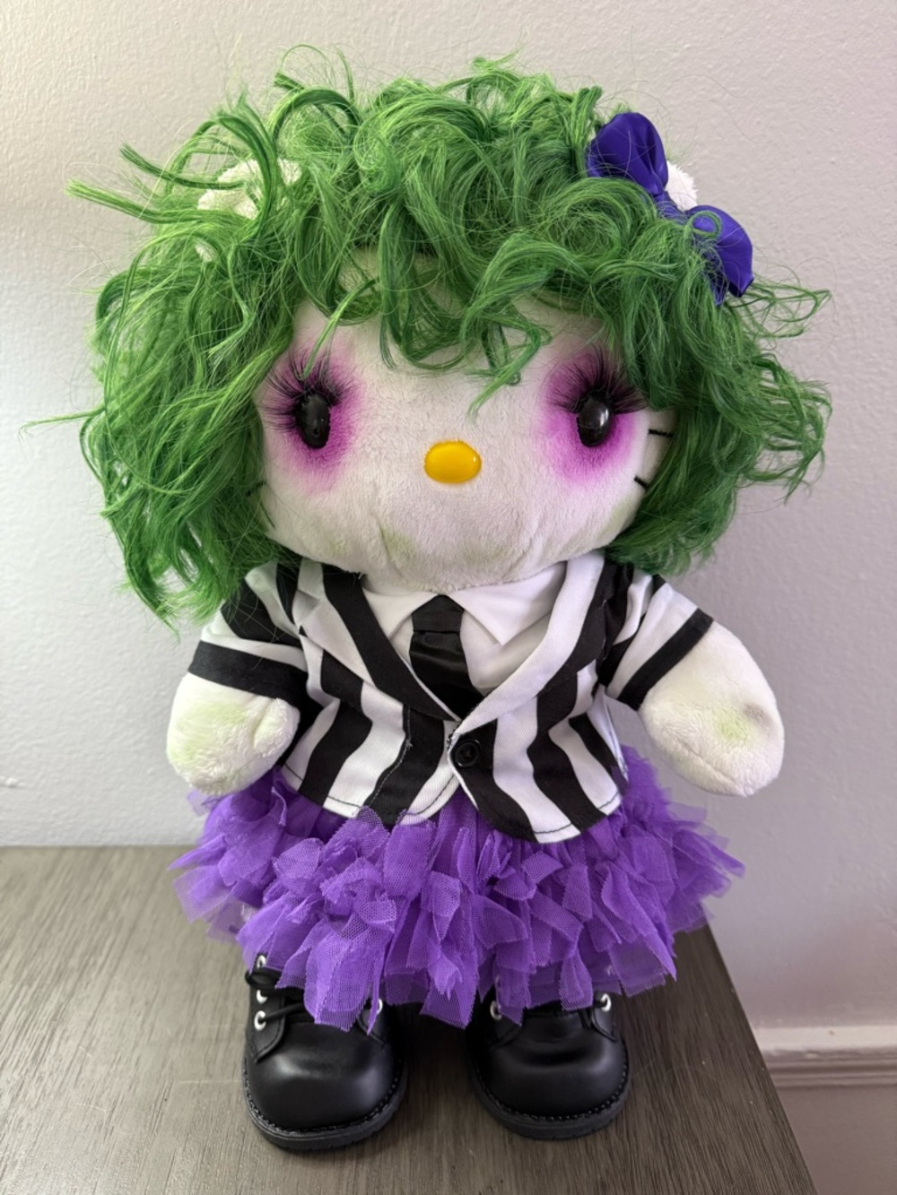 Sanrio Hello Kitty Beetlejuice Plush